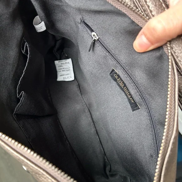 Olivia Miller Studded Clutch - Brown - Picture 3 of 5